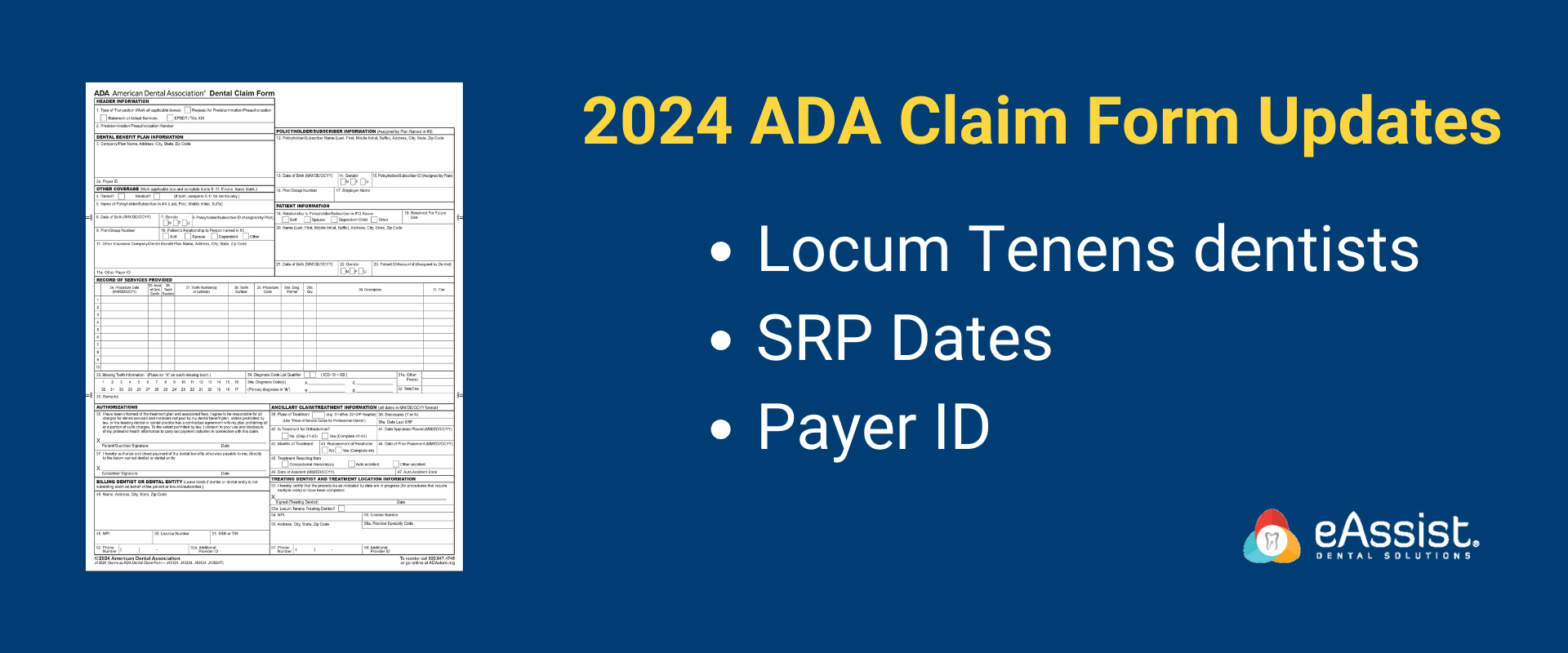 A Guide to the 2024 ADA Claim Form A Guide to the 2024 ADA Claim Form